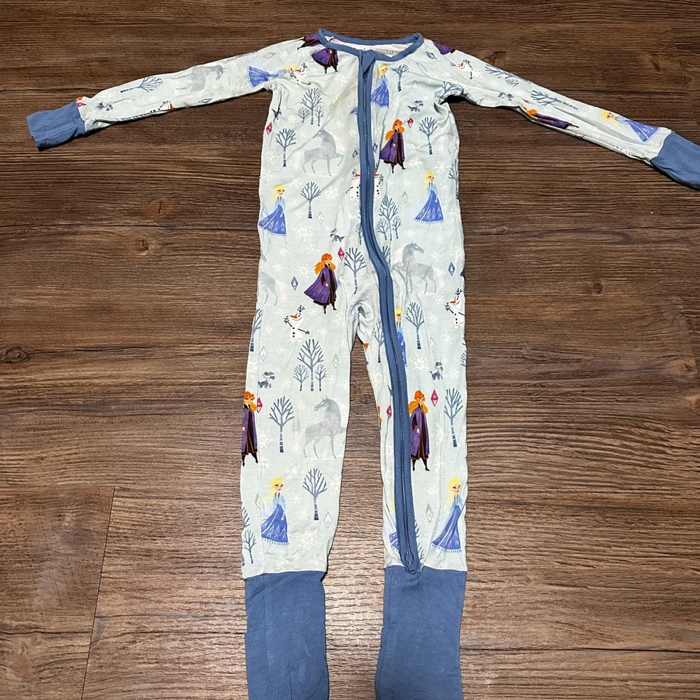(2 for $45) Little Sleepies Anna and Elsa Frozen Zippy